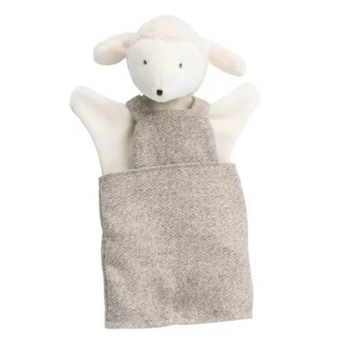 Albert le Mouton Marioneta de mano Oveja Moulin Roty