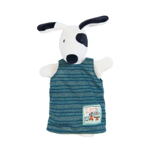 Julius le Chien Marioneta de mano Cachorro Moulin Roty