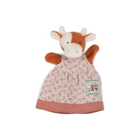 Charlotte la Vache Marioneta de mano Vaca Moulin Roty