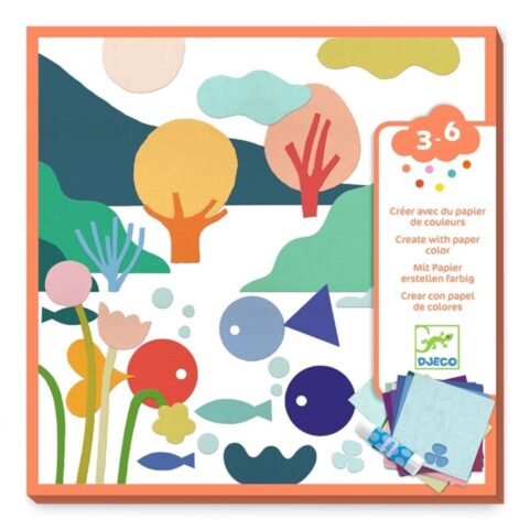Papel Creativo Crear con Papel de Colores Djeco