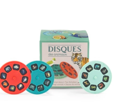 Caja de 3 discos para Proyector Tout Autour du Monde Moulin Roty