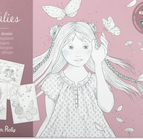 Plantillas de Dibulo Rosalies Kidydraw Pro Moulin Roty