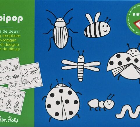 Plantillas de Dibulo Popipop Kidydraw Pro Moulin Roty